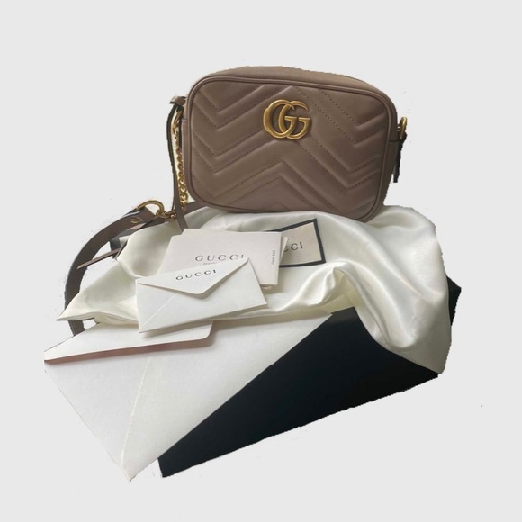 Gucci Handbags - ❗️SOLD❗️Gucci mini marmont bag- dusty pink